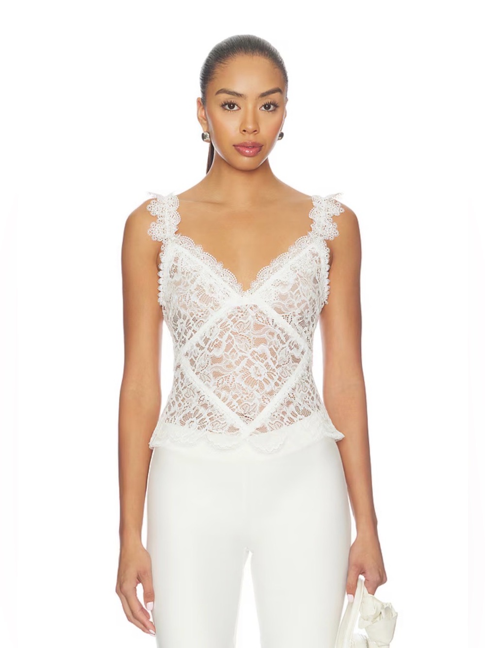 Daphne Top in White Lovers and Friends